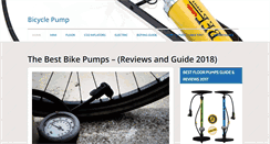 Desktop Screenshot of bicyclepump.net